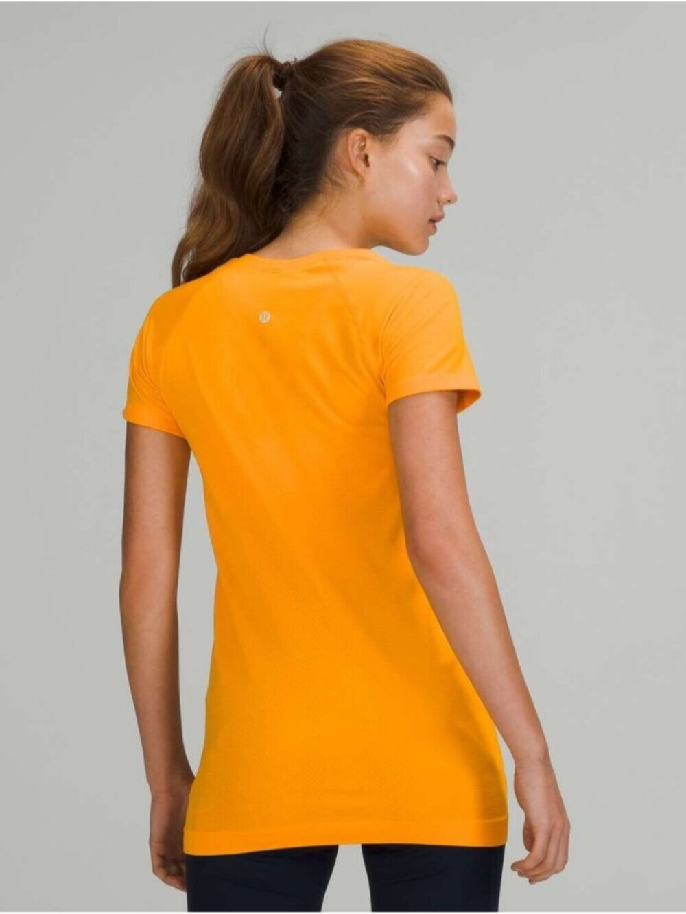 Lululemon Edmonton Oilers Swiftly Tech Short Sleeve Shirt 2.0 Orange